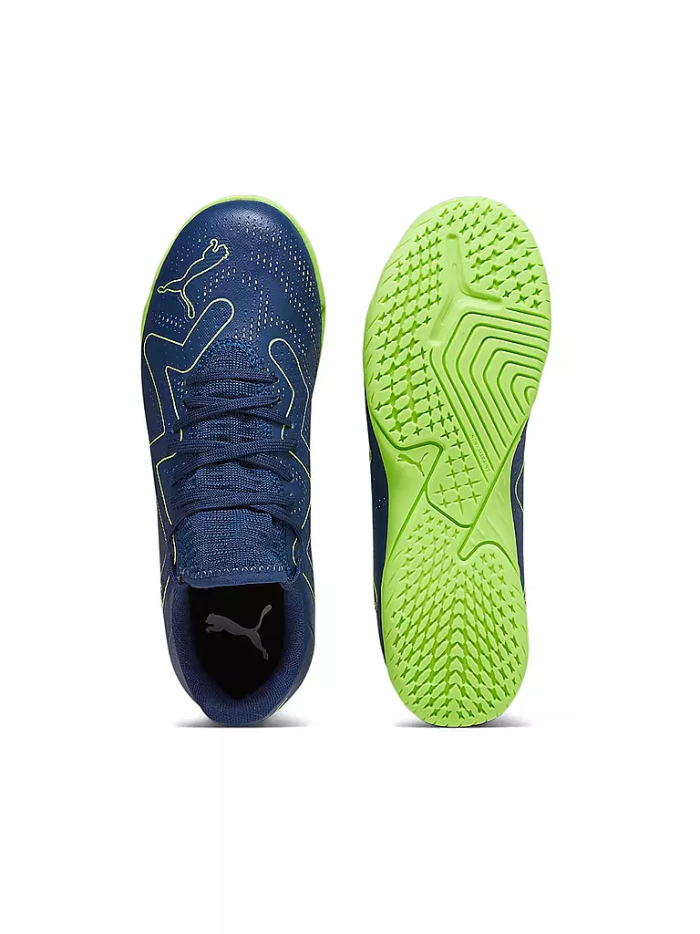 PUMA | Kinder Hallen-Fußballschuhe Future Play IT | Bleu foncé