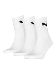 PUMA | Lot de 3 paires de chaussettes coupe classique | Blanc