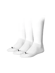 PUMA | Lot de 3 paires de chaussettes de sport invisibles | Blanc
