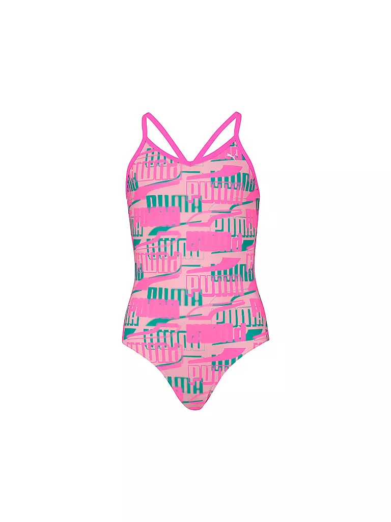 PUMA | Mädchen Badeanzug Printed | Rose vif