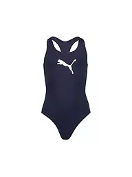 PUMA | Maillot de bain fille dos nageur | Bleu foncé