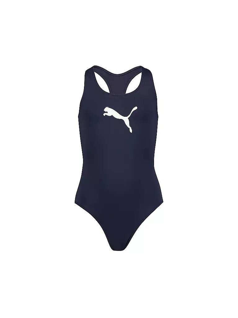 PUMA | Maillot de bain fille dos nageur | Bleu foncé