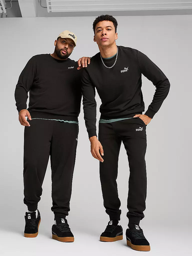 PUMA | Pantalon de jogging de survêtement avec logo pour homme | Noir