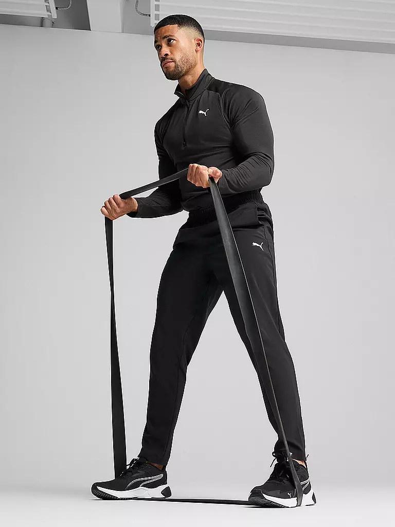 PUMA | Pantalon de jogging tissé fuselé pour homme | Noir