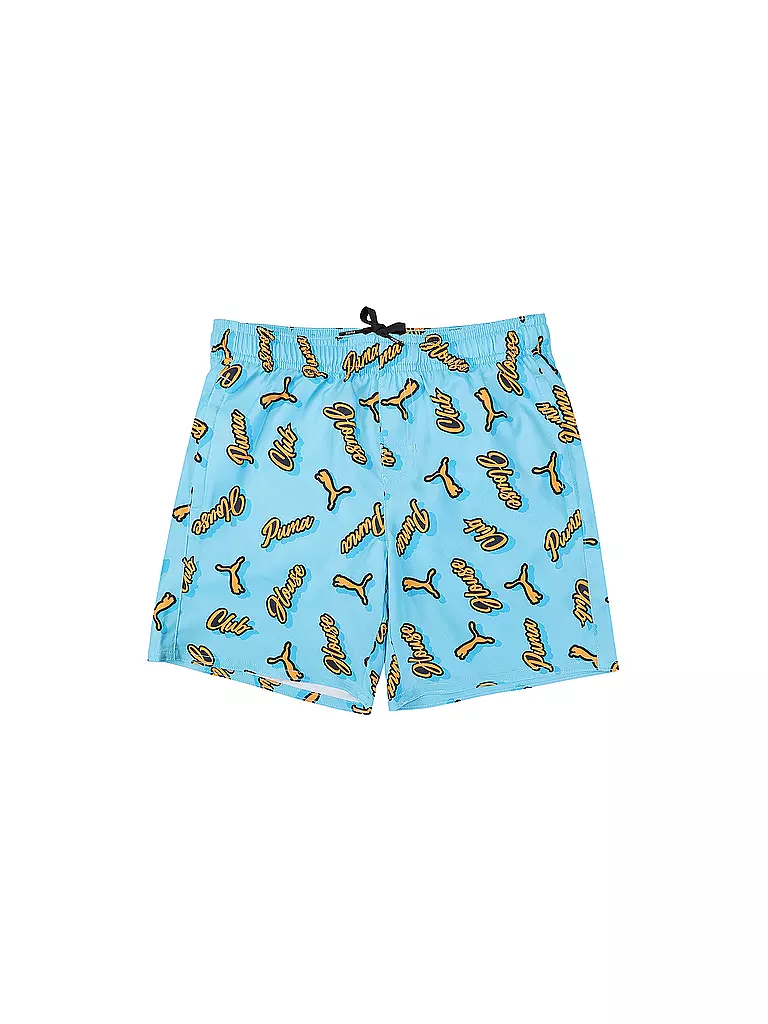 PUMA | Short de bain garçon Club House Mid | Bleu clair