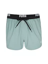PUMA | Short de bain logo homme | Menthe