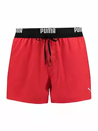 PUMA | Short de bain logo homme | Rouge