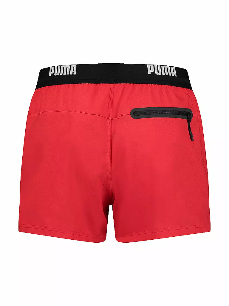 PUMA | Short de bain logo homme | Rouge