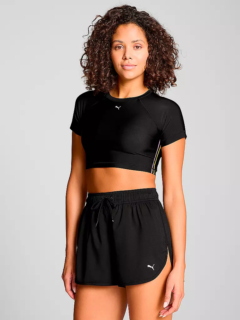 PUMA | Short de bain tissé pour femmes | Noir