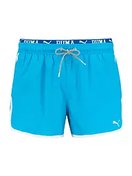 PUMA | Short de bain Track pour hommes | Bleu clair