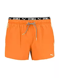PUMA | Short de bain Track pour hommes | Orange