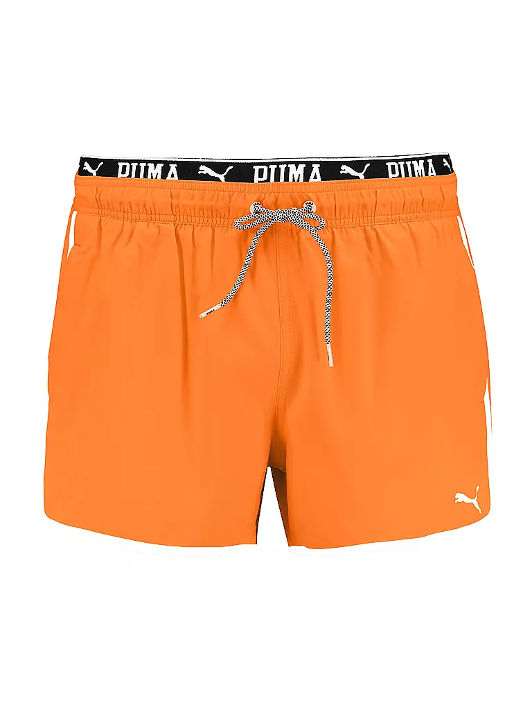 PUMA | Short de bain Track pour hommes | Orange
