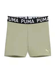 PUMA | Short de fitness pour femmes Stron Logo Eng | Vert clair