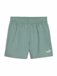 PUMA | Short de fitness tissé à bande de 5 pouces pour hommes | Vert clair