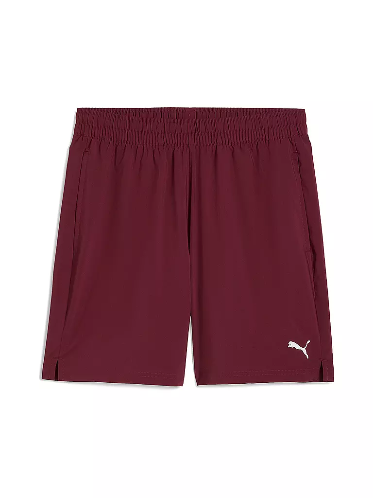 PUMA | Short de fitness tissé Essential 7 pouces pour hommes | Rouge foncé
