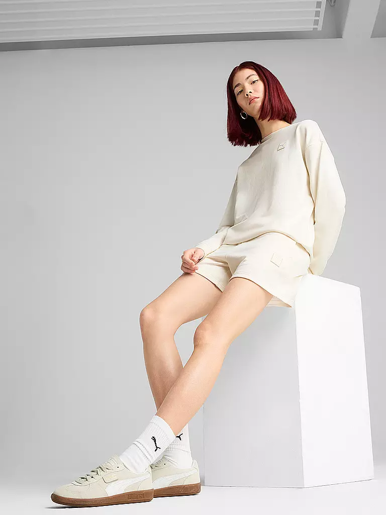 PUMA | Short Femme Elevated Mi-Haut 5 pouces | Crème