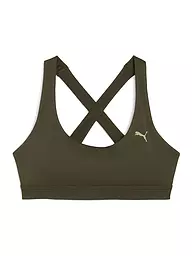 PUMA | Soutien-gorge de sport CLOUDSPUN Medium Support pour femmes | Olive