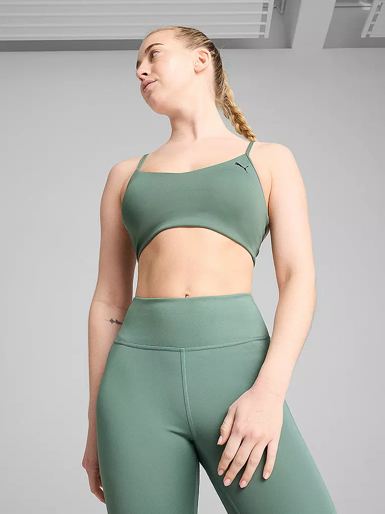 PUMA | Soutien-gorge de sport femme Move à maintien léger | Vert clair