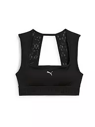 PUMA | Soutien-gorge de sport pour femmes Move Lace à maintien moyen | Noir