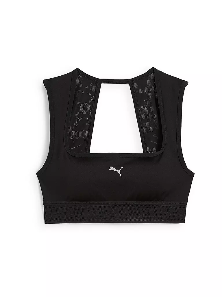 PUMA | Soutien-gorge de sport pour femmes Move Lace à maintien moyen | Noir
