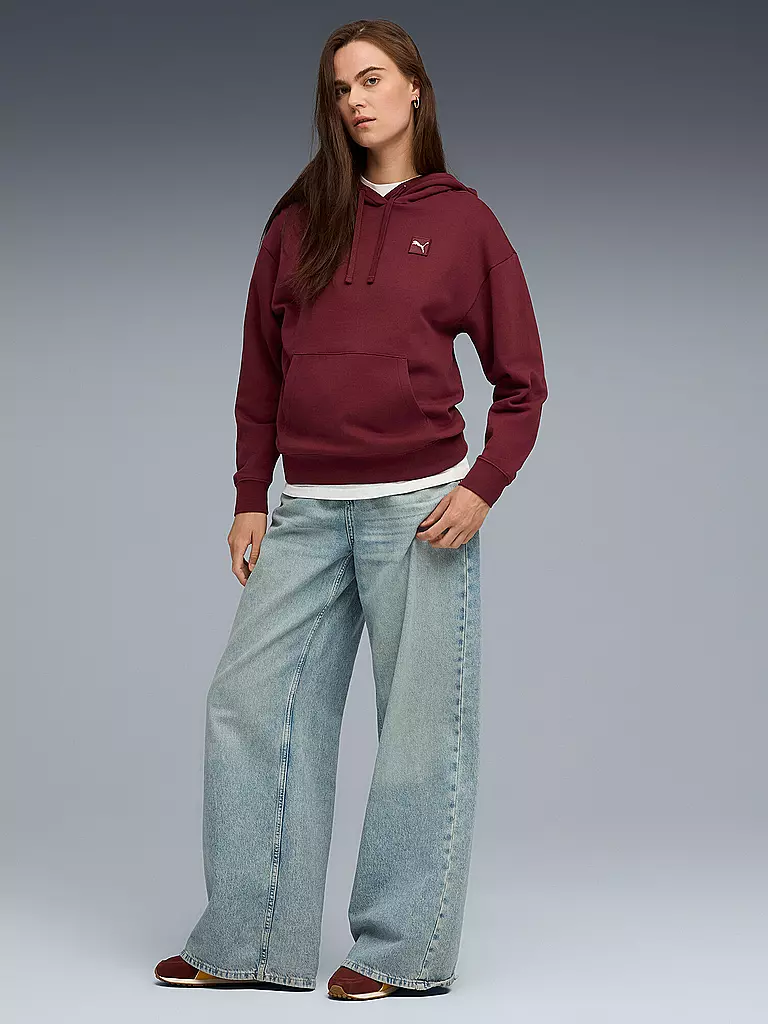 PUMA | Sweat à capuche femme Elevated Comfort | Rouge foncé