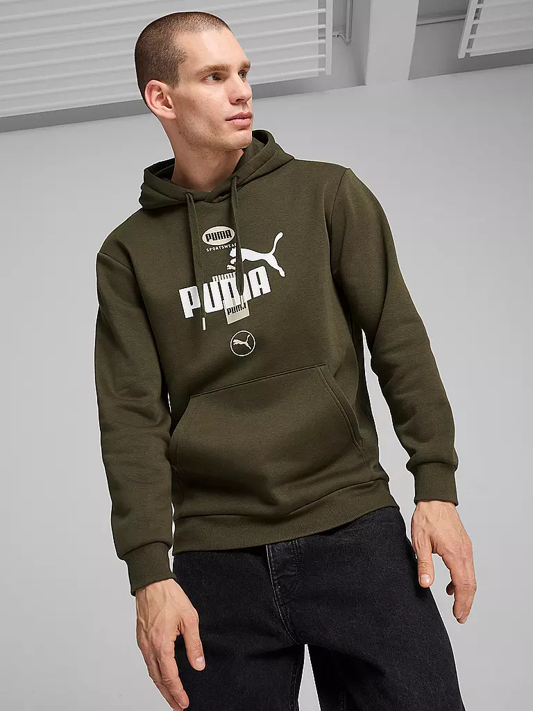 PUMA | Sweat à capuche homme Power Graphic Logo |