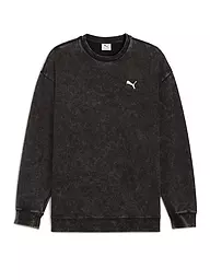 PUMA | Sweat pour homme ESS ELEVATED Relaxed Wash | Noir