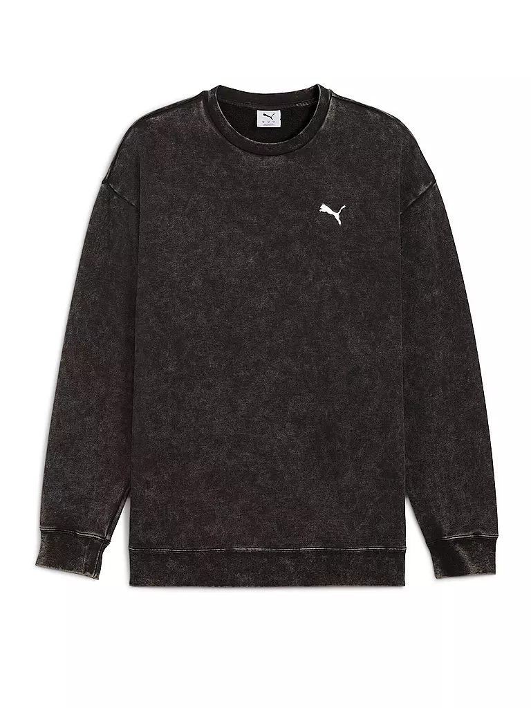 PUMA | Sweat pour homme ESS ELEVATED Relaxed Wash | Noir