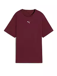 PUMA | T-shirt décontracté femme | Rouge foncé