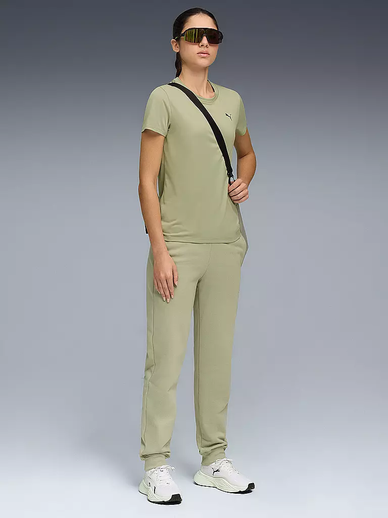 PUMA | T-shirt de fitness Essential Crew pour femmes | Vert clair