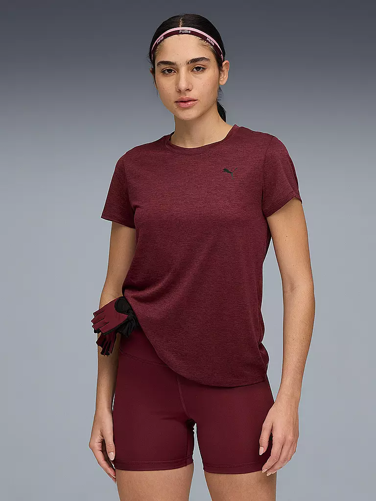 PUMA | T-shirt de fitness Essential Heather pour femmes | Baie