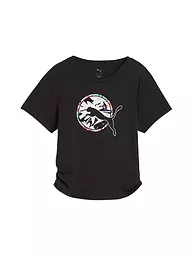PUMA | T-shirt de fitness tropical pour femmes | Noir