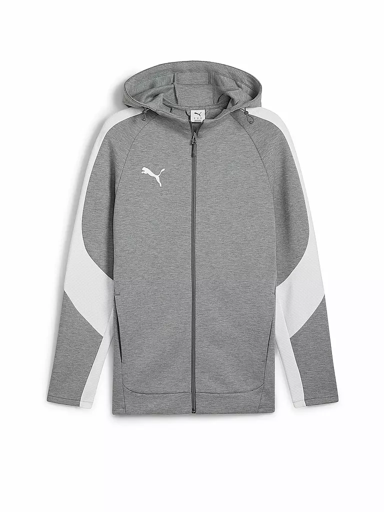 PUMA | Veste à capuche Teamevostripe pour hommes | Gris