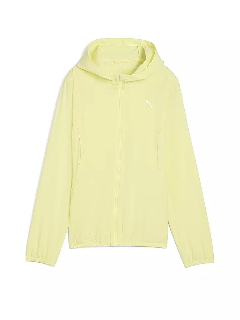 PUMA | Veste de fitness pour femme Run Velocity Woven à capuche | Jaune