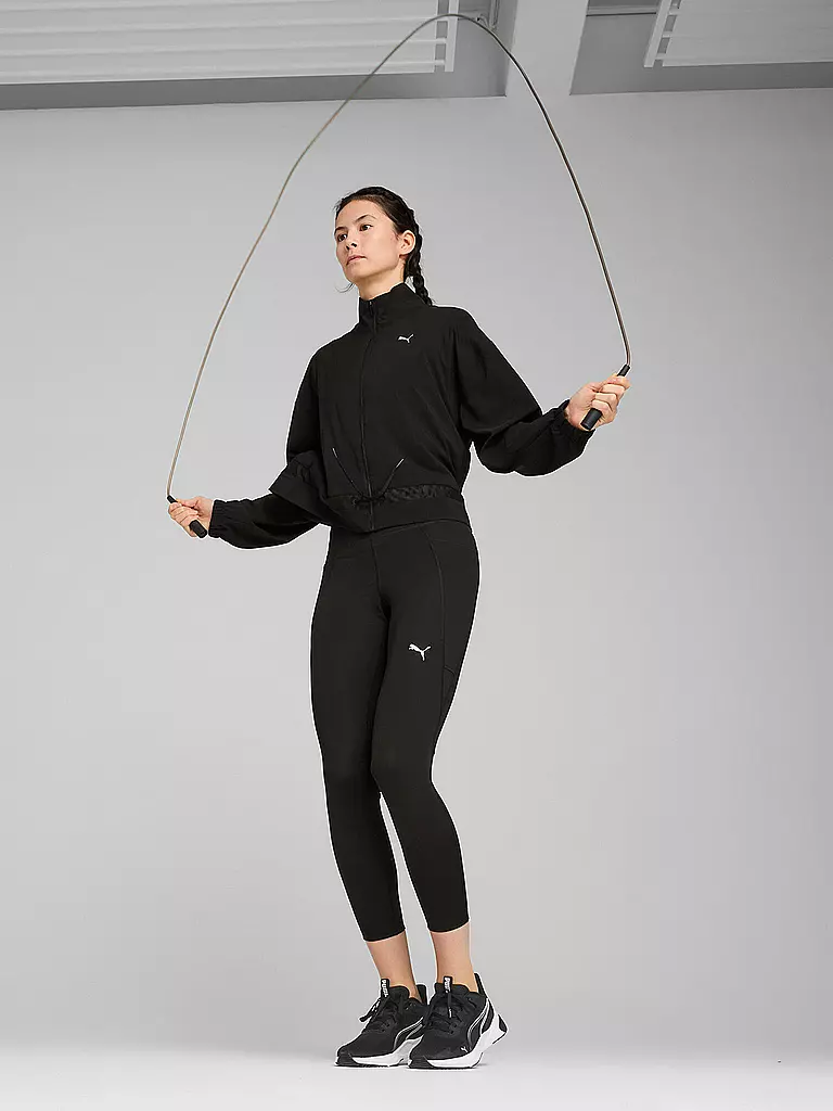 PUMA | Veste de fitness tissée pour femmes | Noir