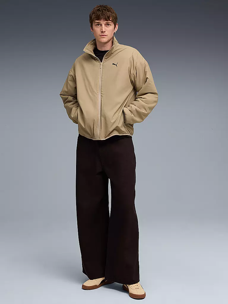 PUMA | Veste Homme Réversible Hybride Sherpa | Camel