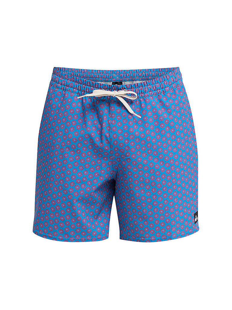 Short de bain stretch imprimé Volley 16 bleu M