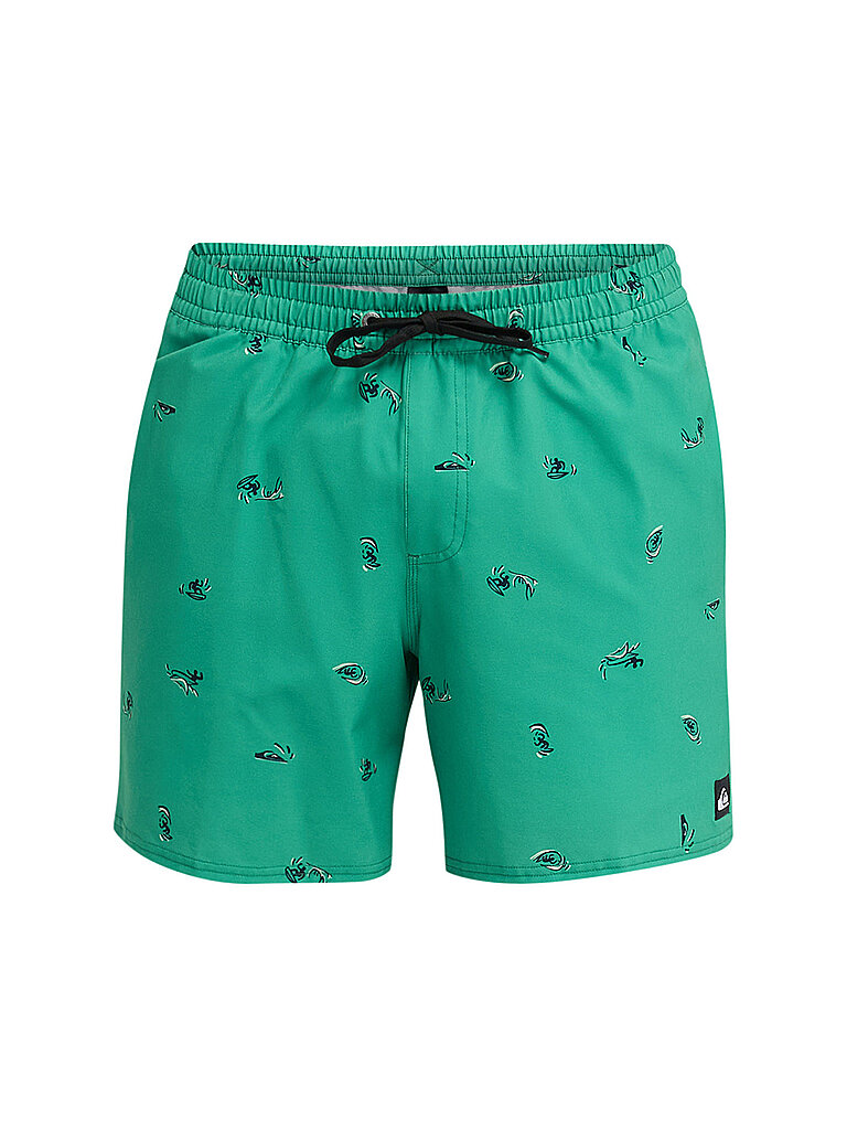 Short de bain stretch imprimé Volley 16 vert XL