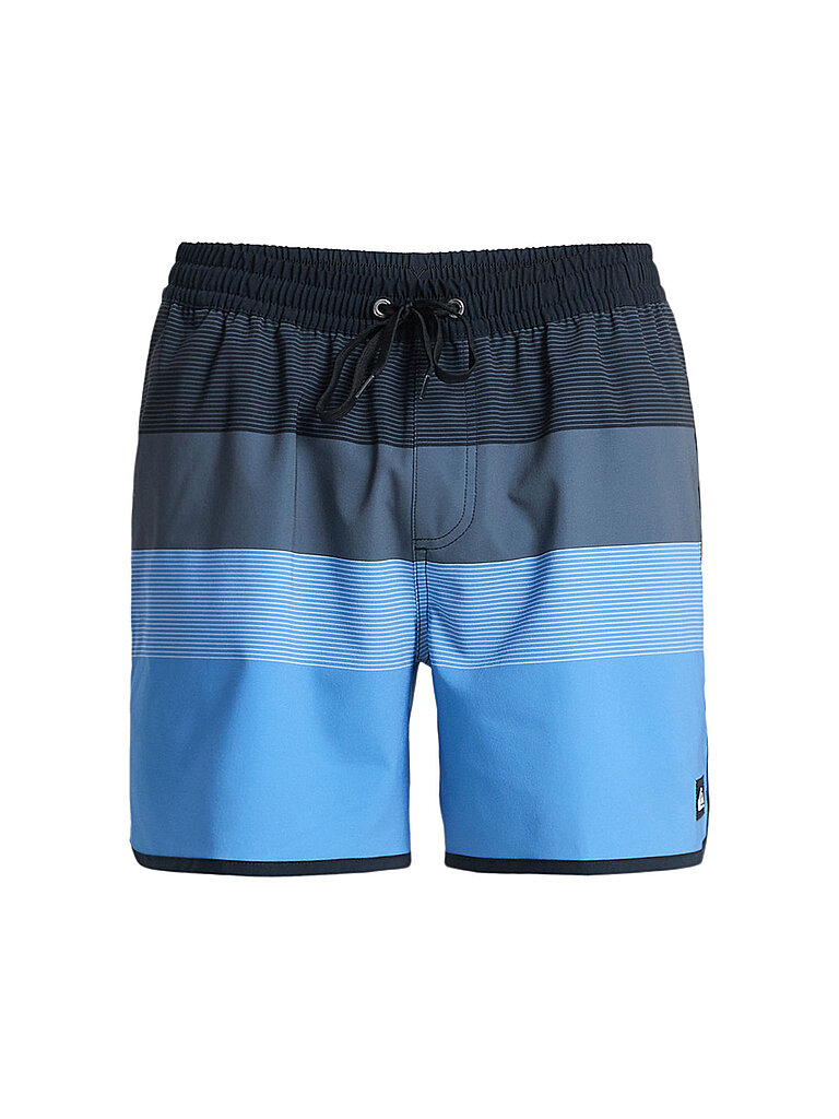 Short de bain stretch festonné noir L