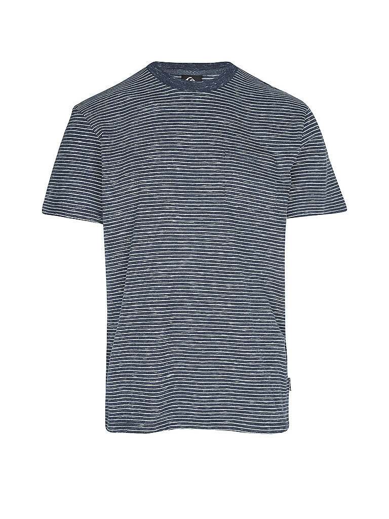 Beachshirt rayé à poche Lopaz bleu marine XL