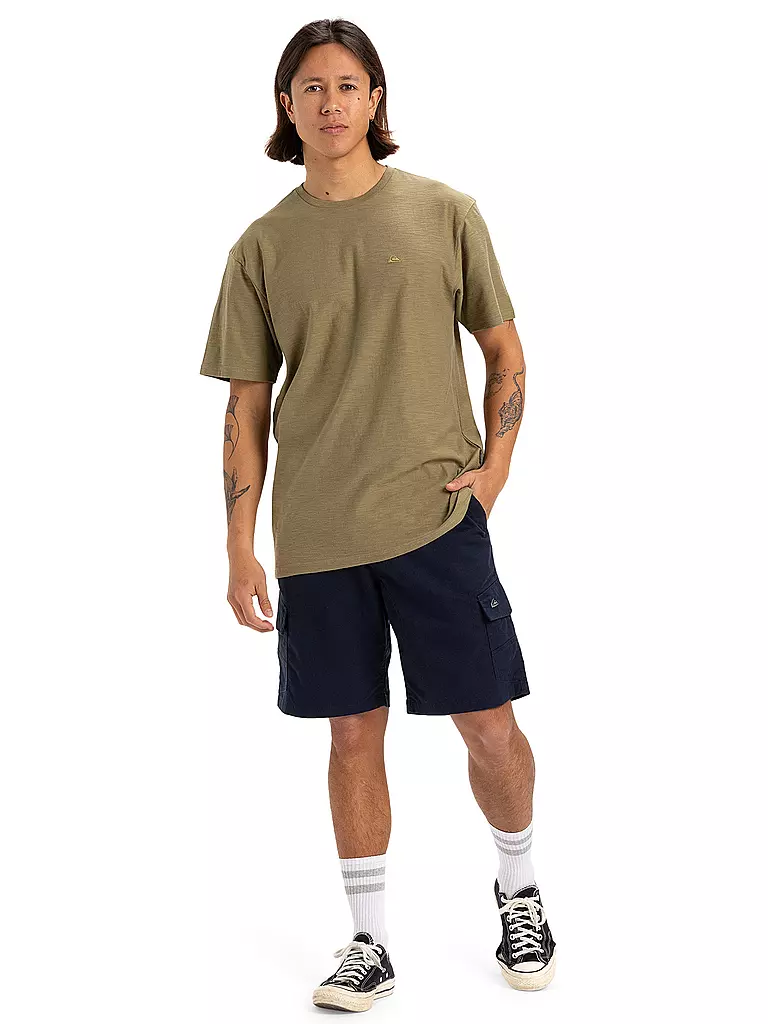 QUIKSILVER | Beachshirt Coastal Run pour hommes | Olive