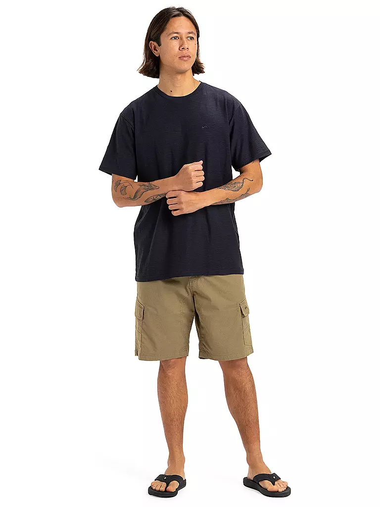 QUIKSILVER | Beachshirt Coastal Run pour hommes | Bleu foncé