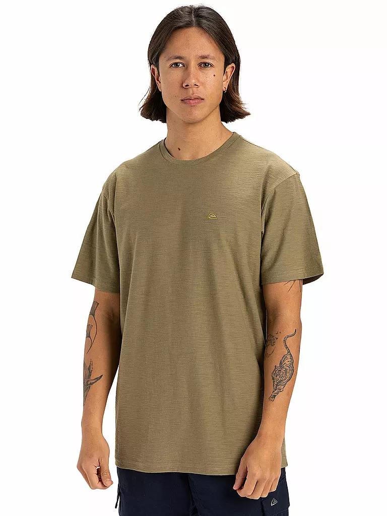QUIKSILVER | Beachshirt Coastal Run pour hommes | Olive