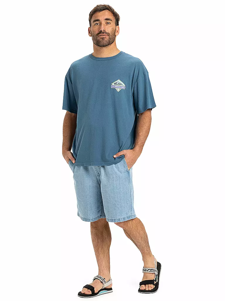 QUIKSILVER | Beachshirt Crystal Jet pour homme | Bleu