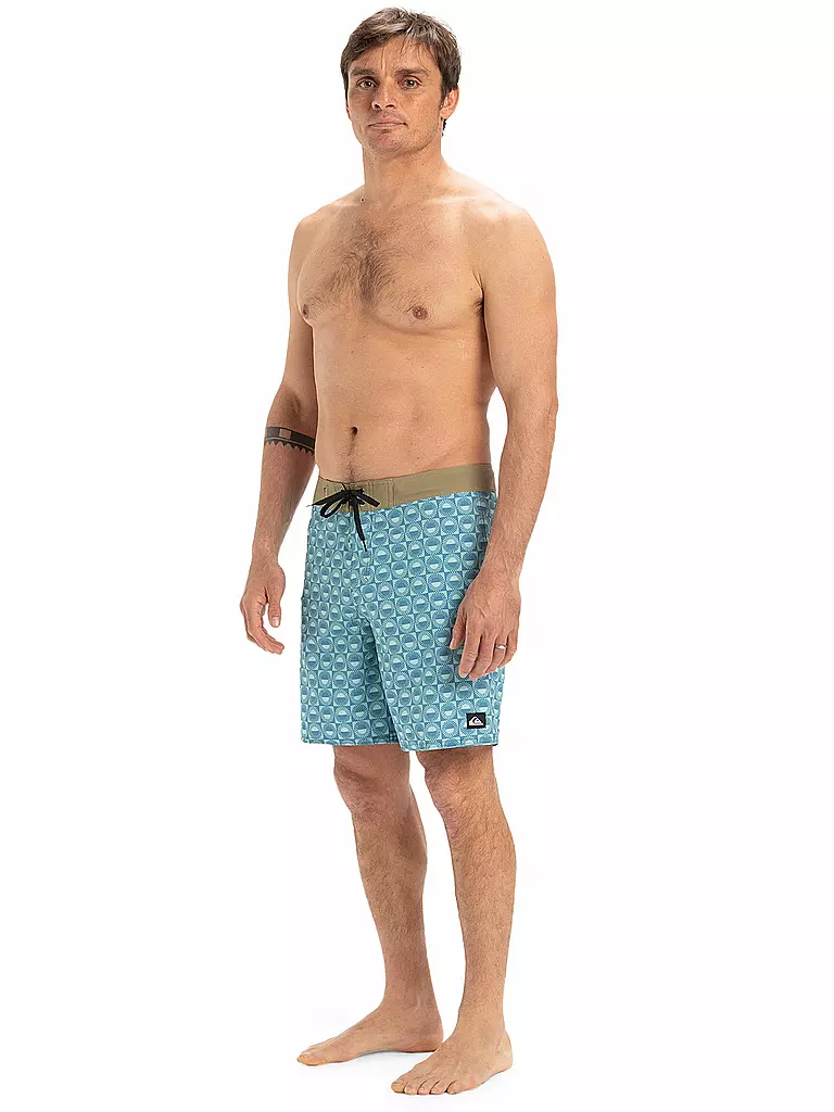 QUIKSILVER | Beachshort Surfsilk Straight Leg 18 pour homme | Bleu clair