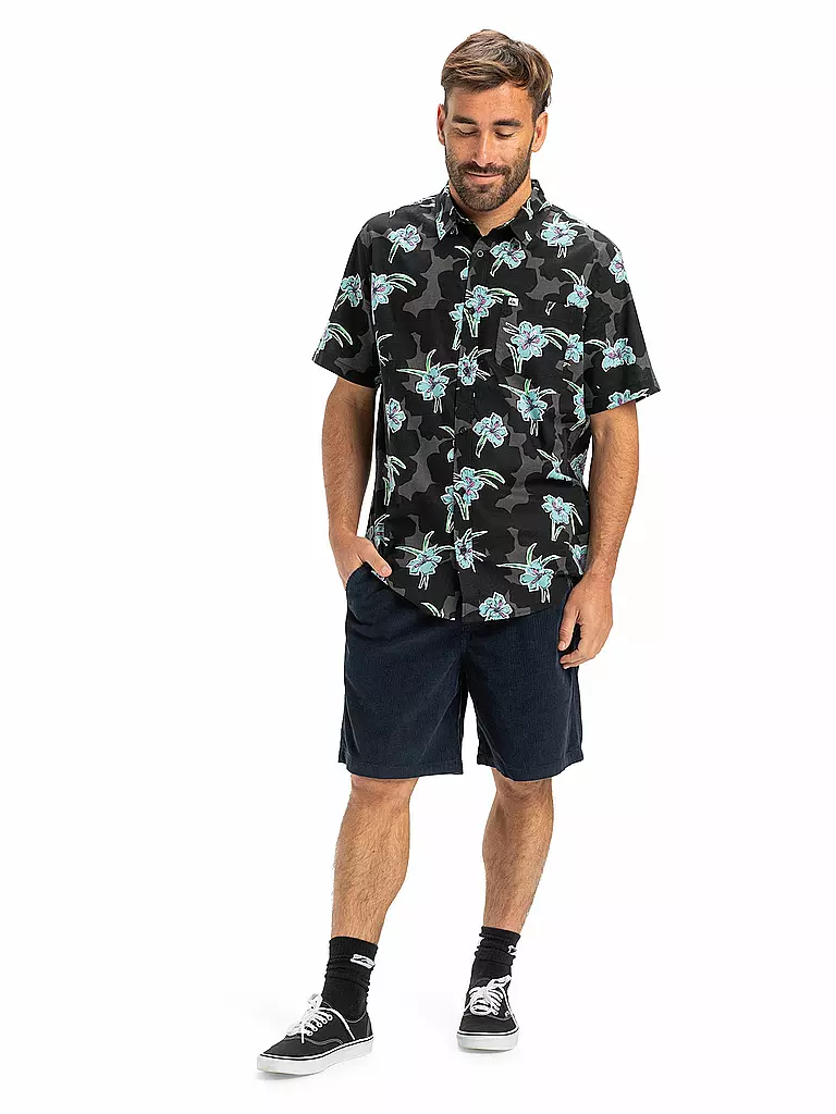 QUIKSILVER | Beachshort Taxer Cord Bermuda 18" pour homme | Bleu foncé