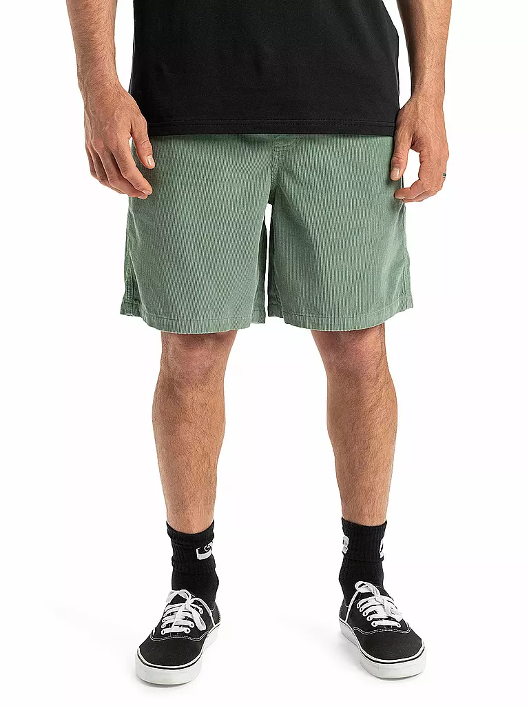 QUIKSILVER | Beachshort Taxer Cord Bermuda 18" pour homme | Vert clair