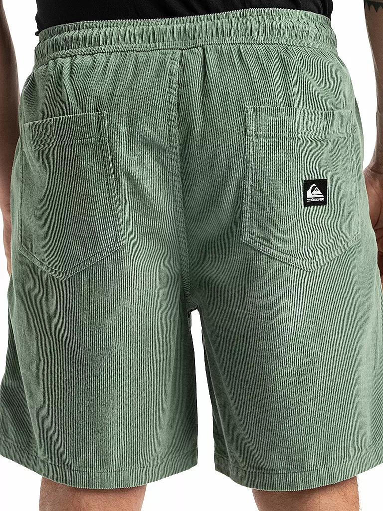 QUIKSILVER | Beachshort Taxer Cord Bermuda 18" pour homme | Vert clair