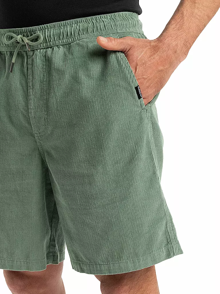 QUIKSILVER | Beachshort Taxer Cord Bermuda 18" pour homme | Vert clair