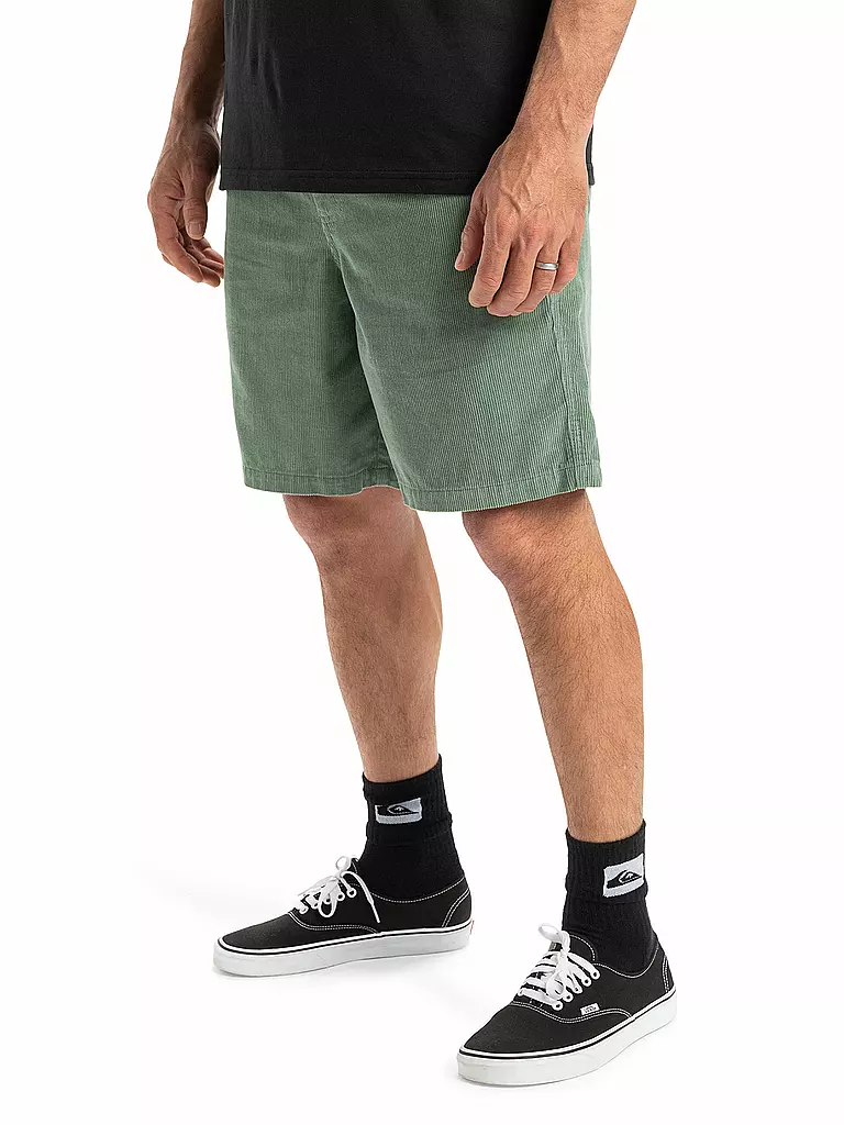 QUIKSILVER | Beachshort Taxer Cord Bermuda 18" pour homme | Vert clair